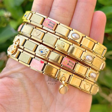 torgiano gold charm bracelet